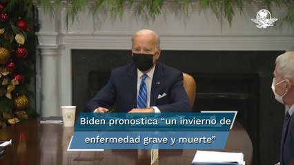 Joe Biden advierte que variante ómicron se va a propagar "rápidamente" en EU