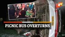 Picnic Bus Turns Turtle At Odisha Kalinga Ghati, 30 injured