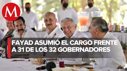 Omar Fayad asume presidencia de la Conago