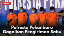 POLRESTA PEKANBARU GAGALKAN PENGIRIMAN 2 KILOGRAM SABU KE JAMBI !!
