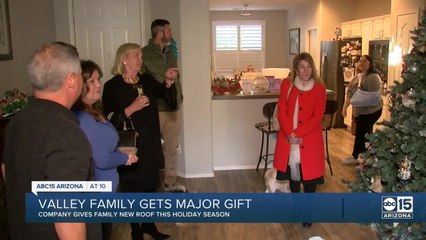 Valley family gifted new roof as youngest child battles cancer