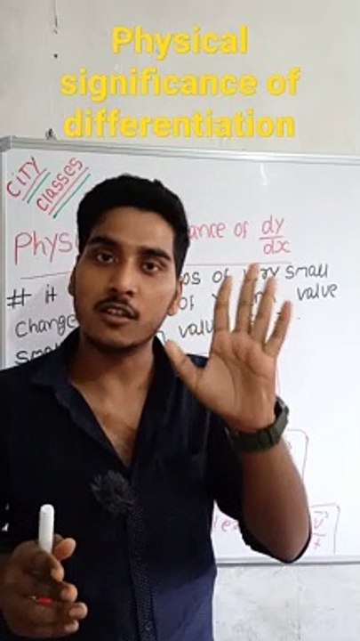 Physical significance of Differentiation | physical significance of Differentiation in Hindi | physical significance of Differentiation mathematical tool #cityclasses