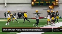 Green Bay Packers Practice Inside Hutson Center on Dec. 16