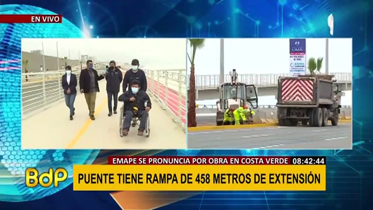 Puente peatonal en la Costa Verde: Así es el re...