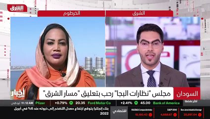 ...ومن الخرطوم مراسلة الشرق مع التقلب مها ا...