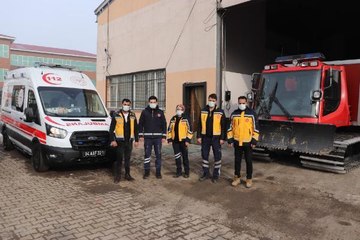 AĞRI'DA 112 EKİPLERİ, ZORLU KIŞA HAZIR