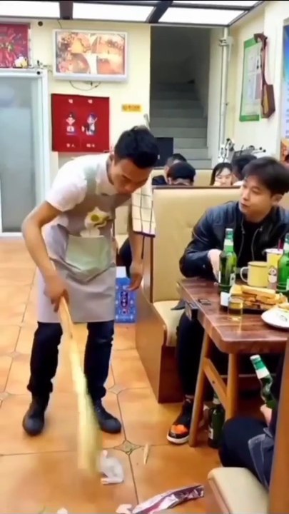Kick to open bottle 