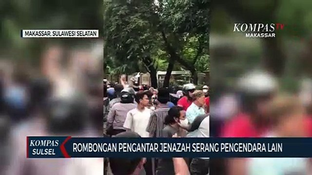 Rombongan Pengantar Jenazah Serang Pengendara Lain