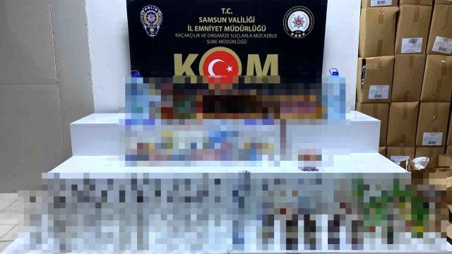 Son dakika haberleri! Samsun polisinden sahte içki operasyonu: 2 gözaltı
