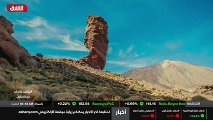 ...فوق سطح البحر ويسيطر على ارخبيل جزر الكن...