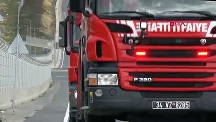 İstanbul Havalimanı'nda hareketli anlar: ''Uçakta yangın var''