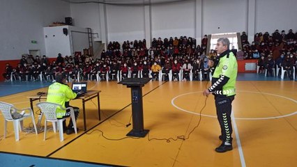 Kahramankazan'da öğrencilere trafik eğitimi verildi