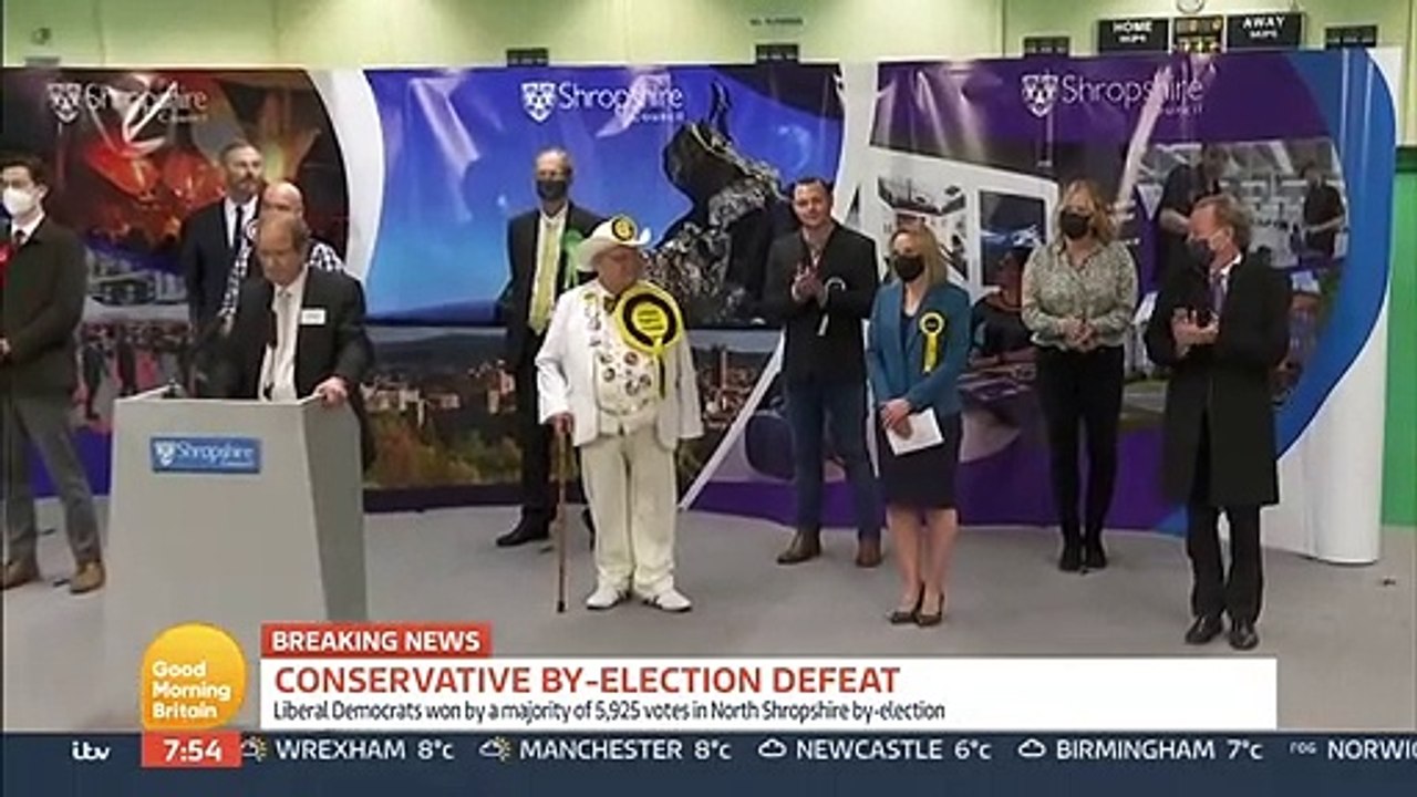 Good Morning Britain - "I think this is a watershed moment" - Liberal Democrat Sir Ed Davey says the North Shropshire by-election result should "bring hope to a lot of people" and the result was not just a protest against the Conservatives