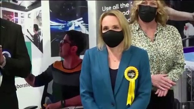 New Lib Dem MP Helen Morgan tells Boris Johnson the 'party is over' as she takes North Shropshire in stunning by-election win