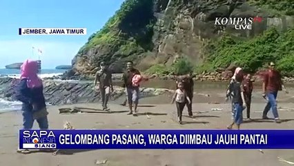 Warga Diimbau Menjauh dari Pantai Watu Ulo Jember Akibat Gelombang Pasang