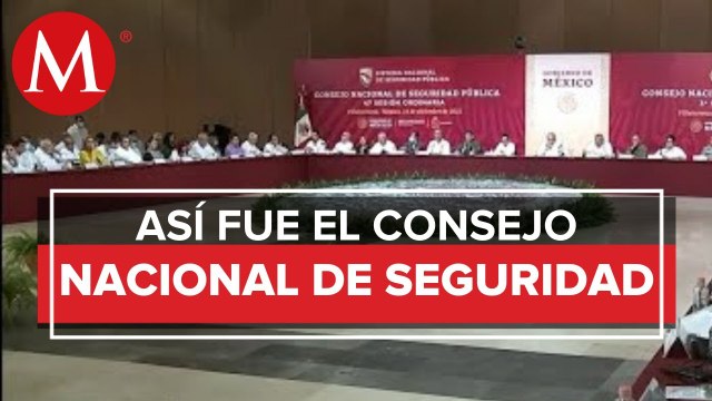 AMLO preside el Consejo Nacional de Seguridad, El único ausente fue Enrique Alfaro