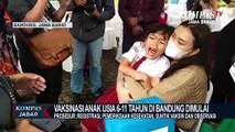 Vaksinasi Anak Usia 6-11 Tahun Di Bandung  Dimulai