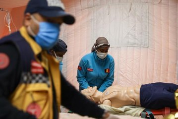 İzmir'e uluslararası tatbikat için gelen Afrikalı hemşirelerin Türkiye sevgisi