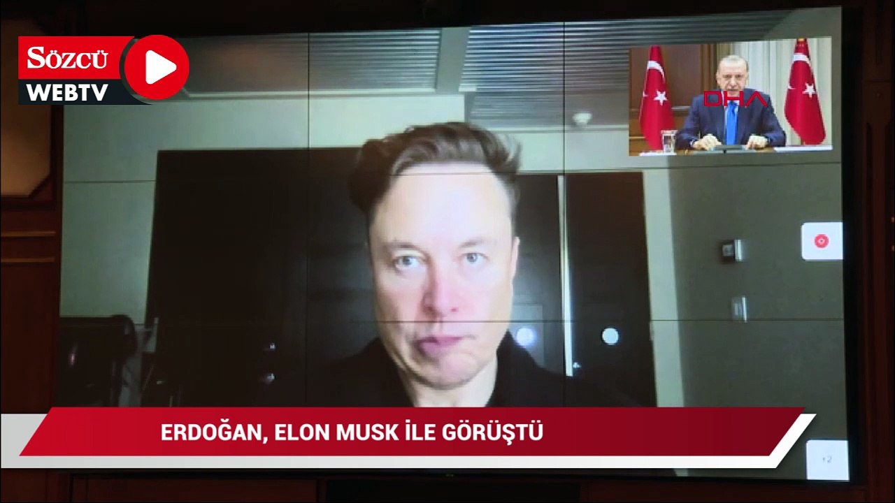 Cumhurbaşkanı Erdoğan, Elon Musk ile görüştü
