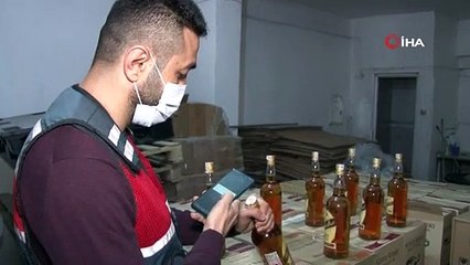 Jandarma’dan yılbaşı öncesi sahte içki operasyonu