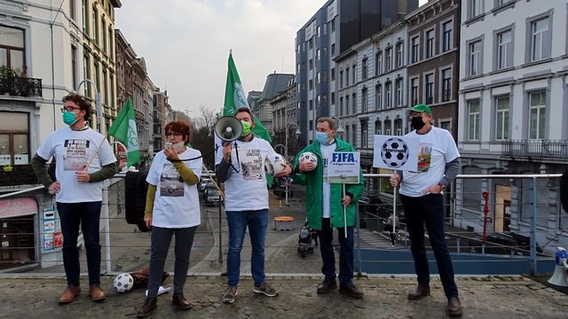 Coup d'envoi de la campagne Qatarstrophe pour le respect des droits humains au Qatar