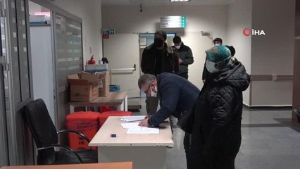 Kırklareli'nde hatırlatma dozu yoğunluğu