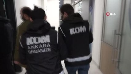 Son dakika haberleri! Başkent'te suç çetesine yönelik operasyon kamerada: 45 gözaltı
