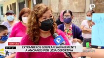 Extranjeros tomaron loza deportiva y agredieron brutalmente a ancianos