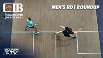 Squash: CIB Squash Open Black Ball 2021 - Men's Rd 1 Roundup