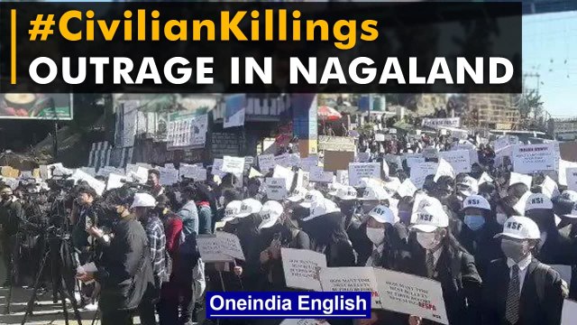 Nagaland civilian killings: Protests escalate, thousands take to streets | Oneindia News