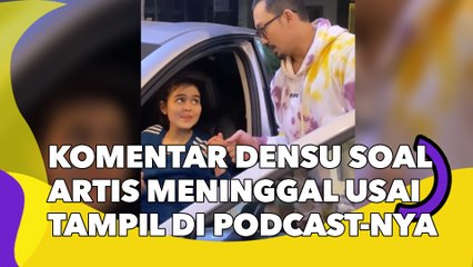 Denny Sumargo Beri Komentar soal Artis Meninggal usai Tampil di Podcast-nya