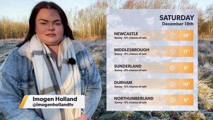 Watch: Your latest North East weather forecast on Friday, December 17