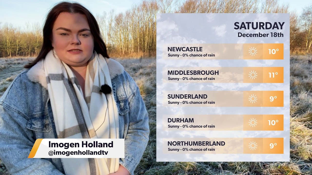 Watch: Your latest North East weather forecast...