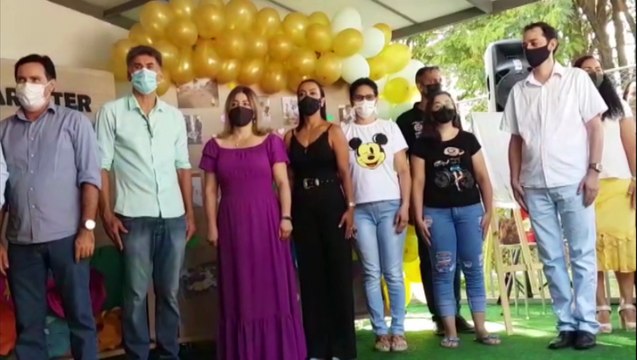 Cmei Valério Baratter é reinaugurado e pais, professores e crianças aprovam novo local para atividades e estudos