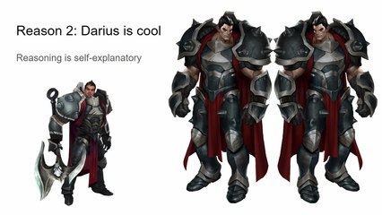 Uma paródia para um único jogador para a comunidade de League of Legends