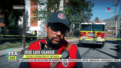 Explosión por acumulación de gas deja un herido en Pachuca