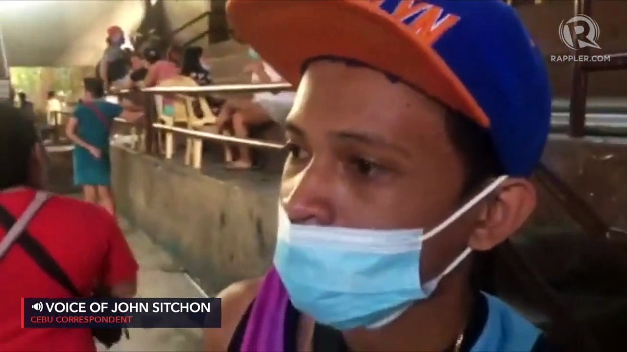 Cebu City residents in evacuation centers after #OdettePH