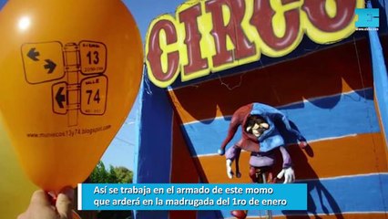El muñeco de 13 y 74 una monumental obra de arte