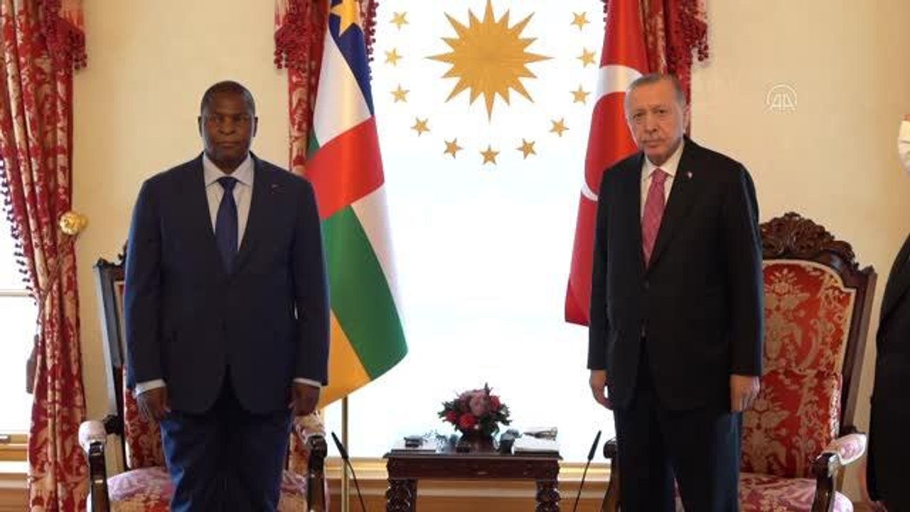 Cumhurbaşkanı Erdoğan, Orta Afrika Cumhuriyeti Cumhurbaşkanı Touadera ile görüştü