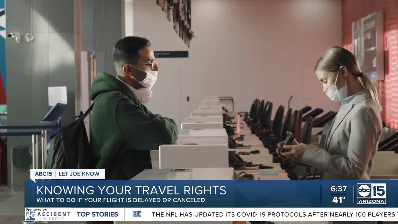 What to do if your flight is delayed or canceled