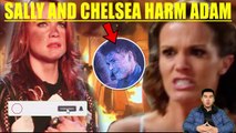 CBS Young And The Restless Sally angry at being betrayed, together with Chelsea plan to harm Adamv