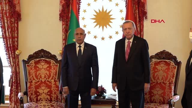 İSTANBUL-CUMHURBAŞKANI ERDOĞAN ETIYOPYA BASBAKANI ABIY AHMED ALI YI VE MORITANYA CUMHURBASKANI MUHAMMED OULD SEYH GHAZOUANI KABUL ETTI
