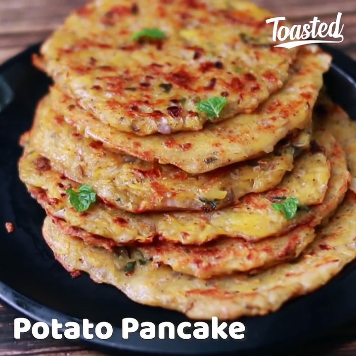 4 Easy Potato Snacks Recipes- Potato Pancake -Potato Wadges - Potato Fritters - Jeera Aloo - Toasted-FANTASTIC RECIPES