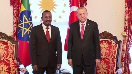 Son dakika: Cumhurbaşkanı Erdoğan, Etiyopya Başbakanı Ali'yi kabul etti