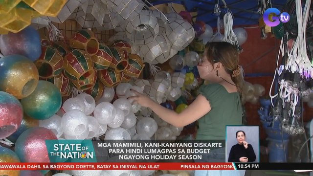 Mga mamimili, kani-kaniyang diskarte para hindi lumagpas sa budget ngayong holiday season | SONA