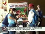 Gobierno de Yaracuy entregó financiamientos para siete proyectos a productores de Café