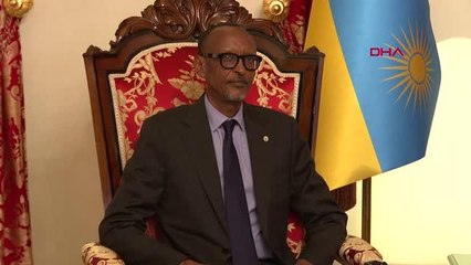 CUMHURBAŞKANI ERDOĞAN RUANDA CUMHURBAŞKANI PAUL KAGAME İLE GÖRÜŞTÜ
