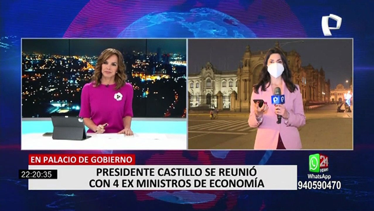 Pedro Castillo se reunió con cuatro exministros de Economía y Finanzas en Palacio