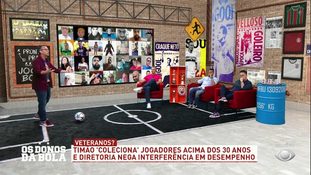 Com os reforços que chegaram, o Corinthians tem um time titular com vários atletas acima dos 30 anos. Problema dentro de campo? Para o Craque Neto, longe disso!#OsDonosdaBola