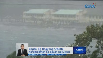 Bagsik ng Bagyong Odette, naramdaman sa bayan ng Liloan | Saksi